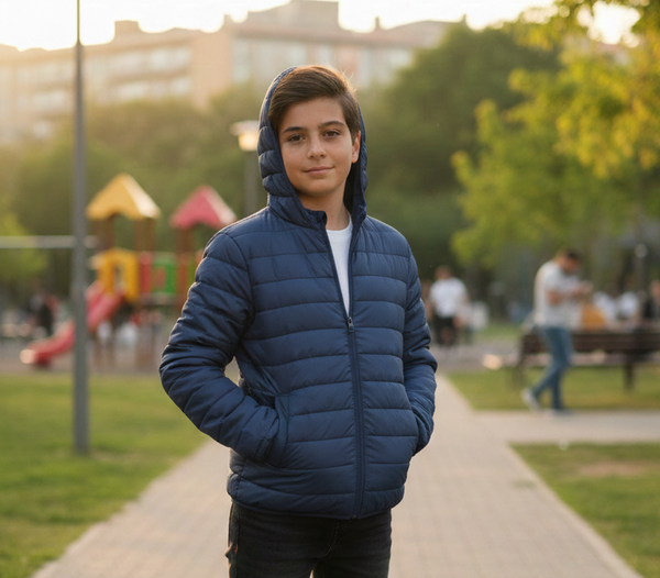 Piumino Ultra-Light con Cappuccio