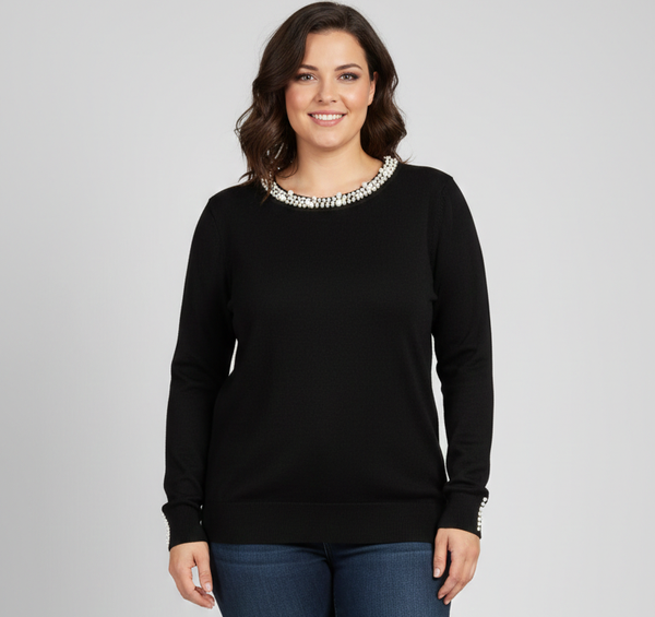 Maglia Girocollo Nera