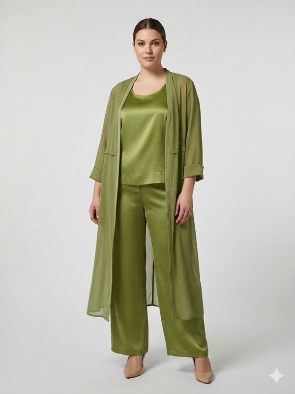 Completo Tre Pezzi Verde Oliva