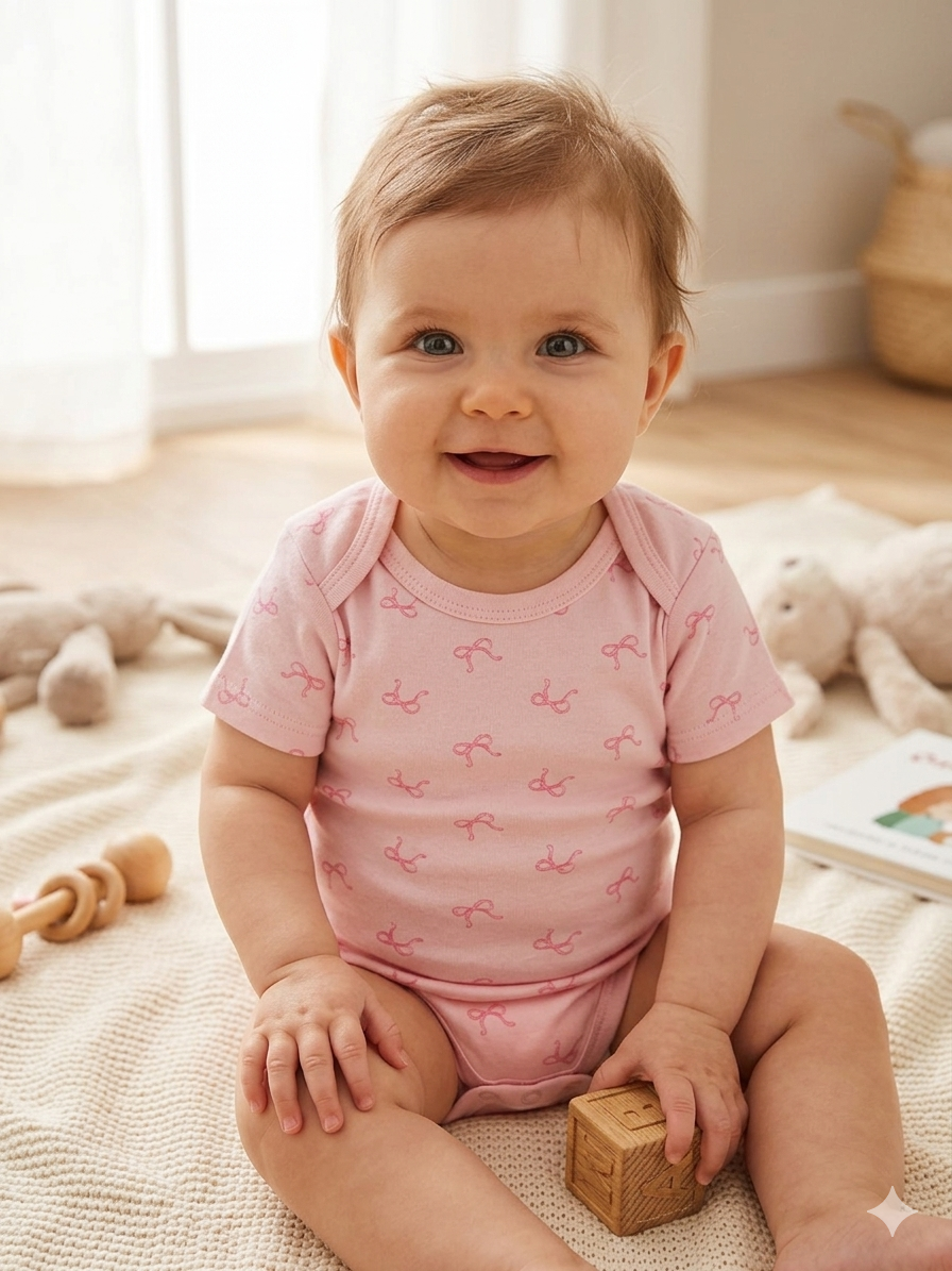 Body Neonato a Maniche Corte