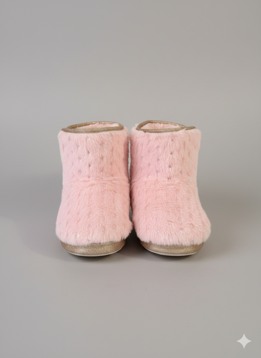 Pantofole a Stivaletto "Soft Pink"