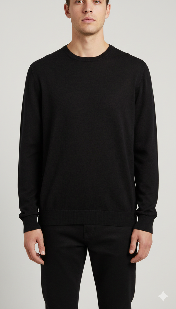 Maglia Girocollo Classic Black