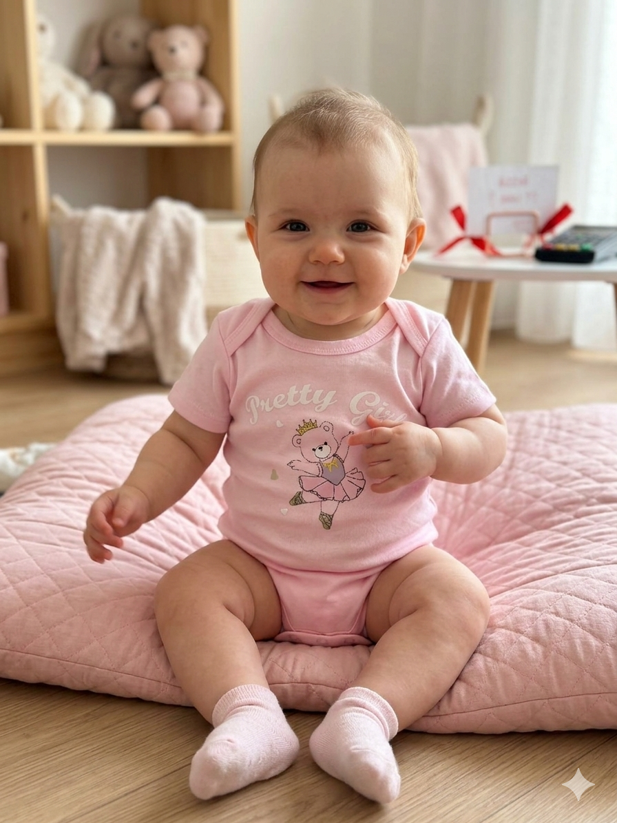 Body Neonato a Maniche Corte