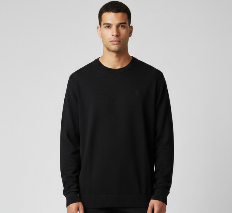 Maglia Girocollo in Cotone Premium