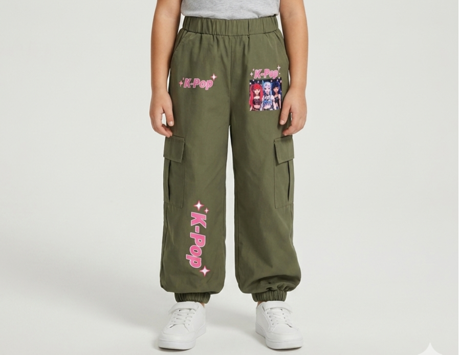 Pantaloni Cargo "K-Pop Star"