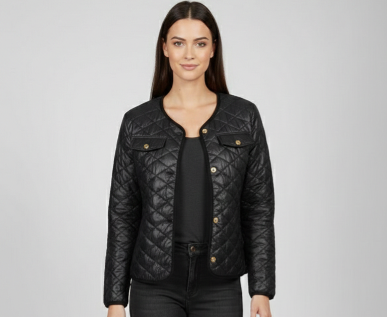 Giacca Trapuntata Nera