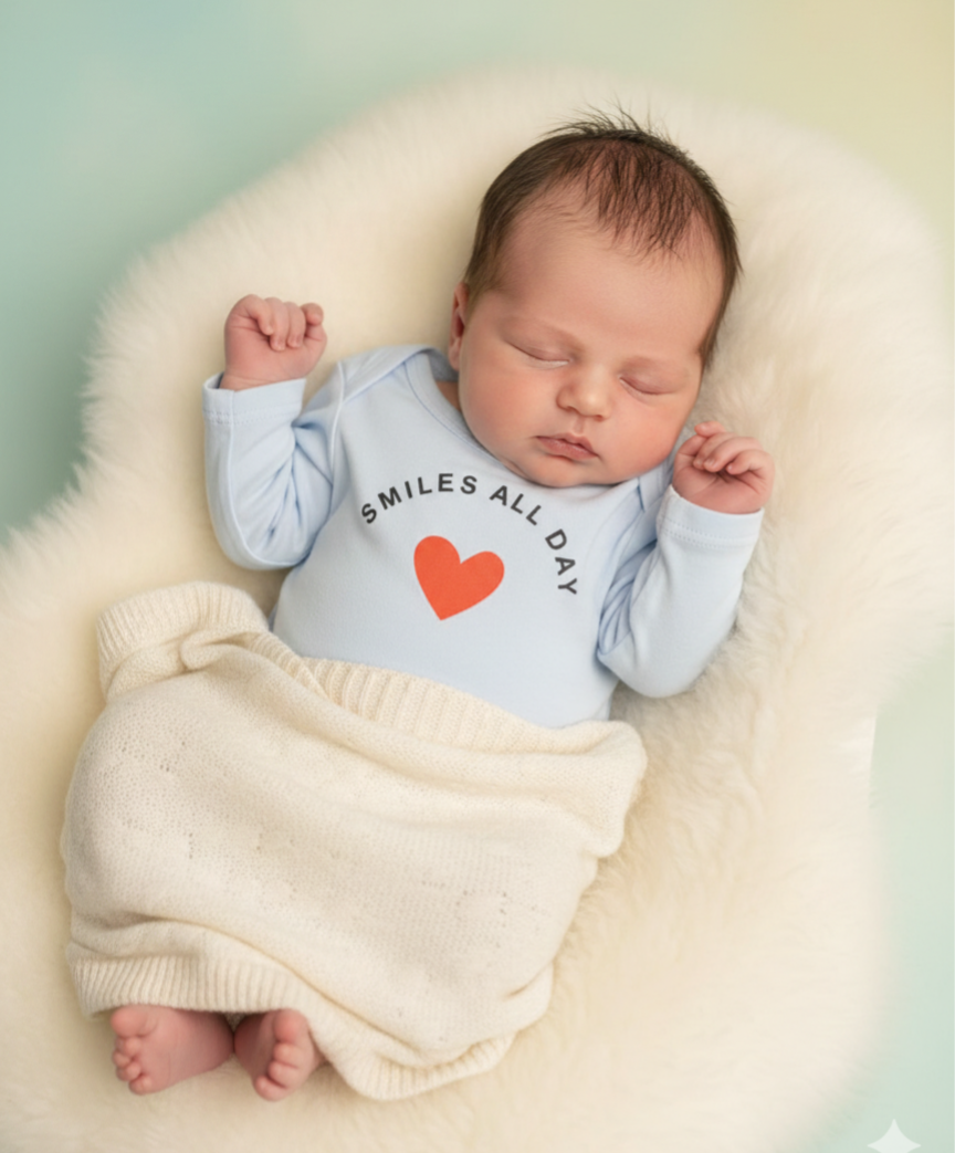 Body Neonato "Smiles All Day"