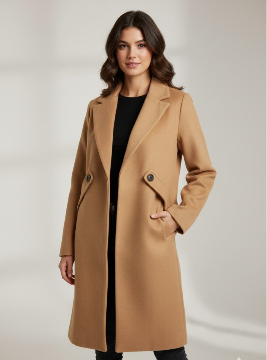 Cappotto color Cammello