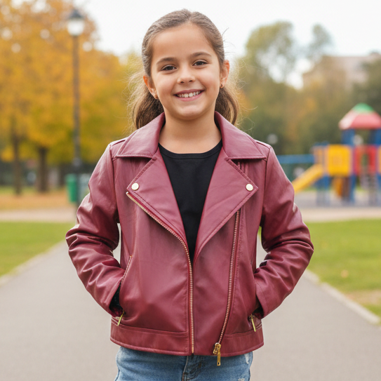 Giacca Biker in Ecopelle