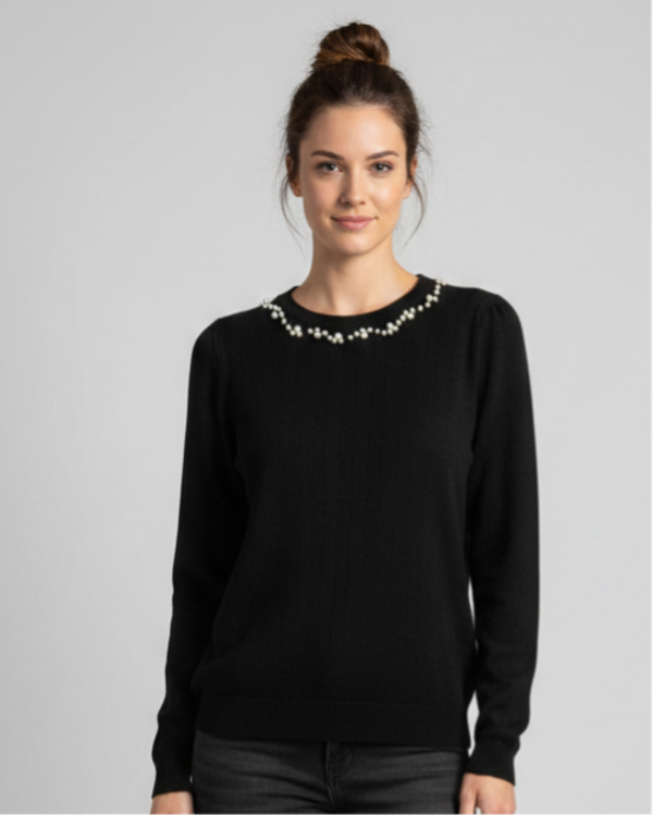 Maglia Girocollo Nera