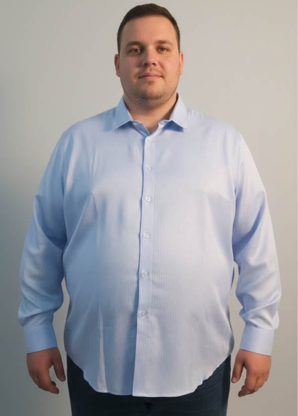 Camicia a Micro-Righe