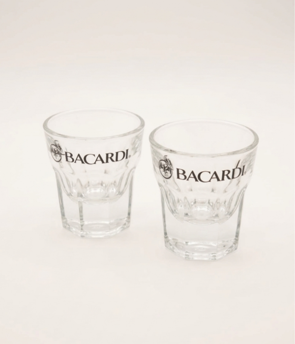 Set di 2 Bicchierini da Shot Originali Bacardi
