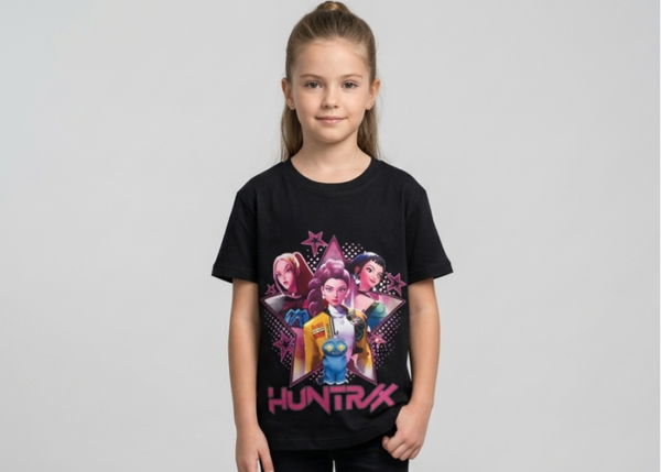 T-shirt nera "Huntrix"