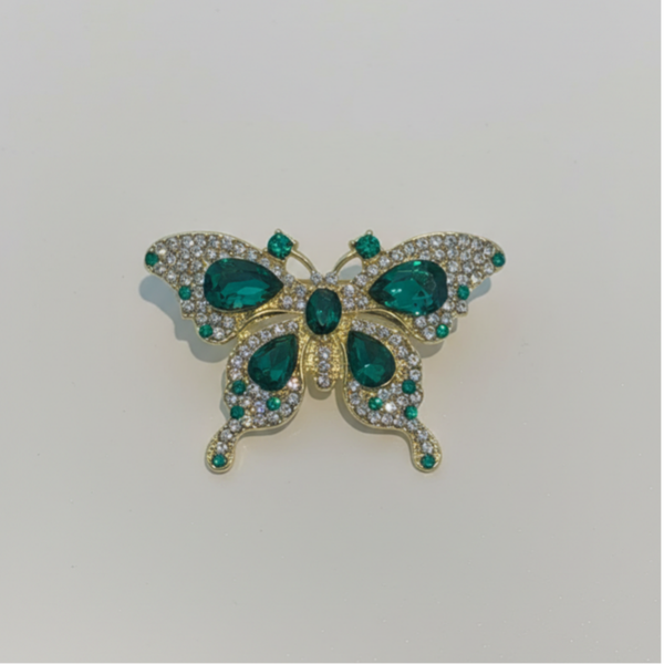 Spilla Bijoux "Farfalla Smeraldo"