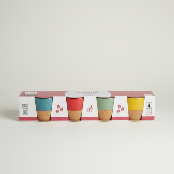 Set 4 Tazzine da Caffè "Karma"