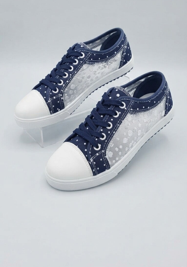 Sneakers donna blu e bianche