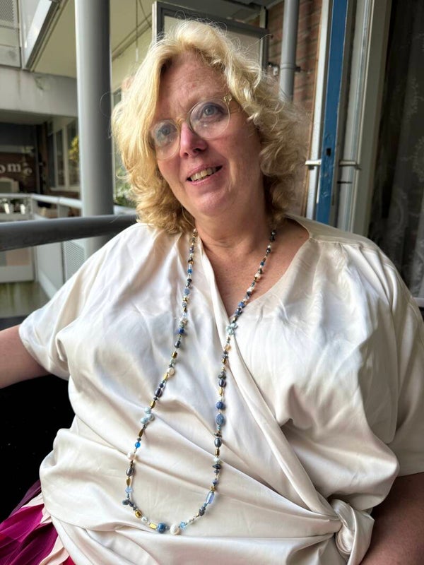 Lange ketting Sky bleu