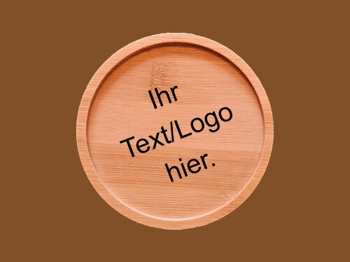 Untersetzer Bambus Rund