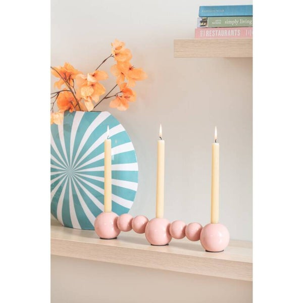 Kaarshouder Bubbels, Roze