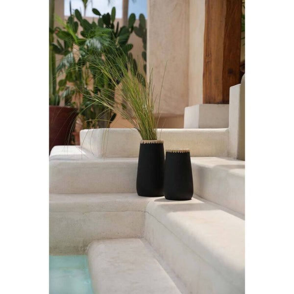 The Sneaky Vase - Zwart Naturel - M