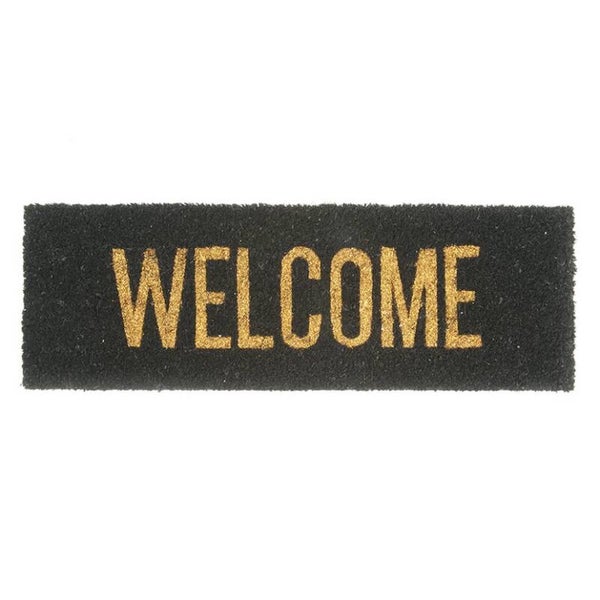 Deurmat welcome, zwart