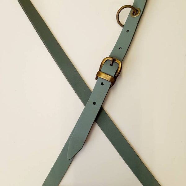 Telefoonkoord, ijsblauw glad