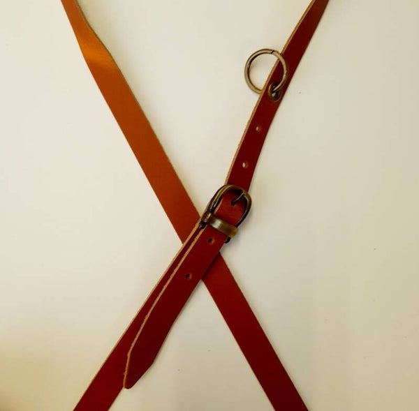 -50% korting, Telefoonkoord, cognac glad