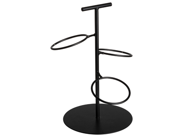 Mokkenrek, metaal, 3 ringen
