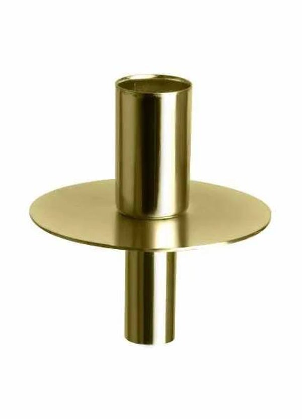 -60%, Gusta wijnfles kaarshouder, goud