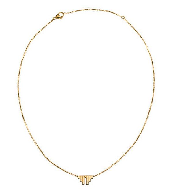 Divine ketting mat goud, Edblad