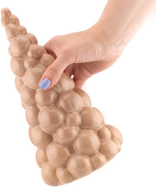 Ornament kerstboom Fir beige L