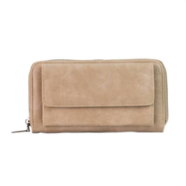 -50% korting, Portemonnee, Taupe