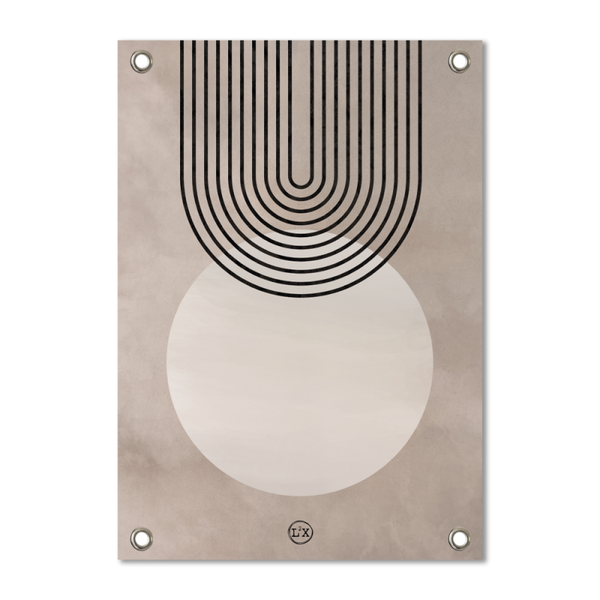 -50% korting, Tuinposter, Japandi, Abstract, 30-42cm