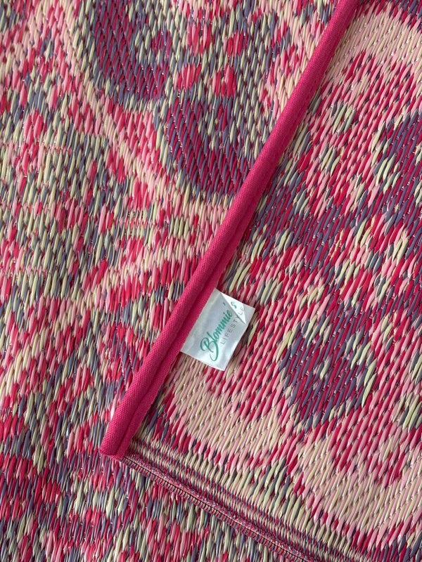 Buitenkleed 150-210cm, roze/lila/creme