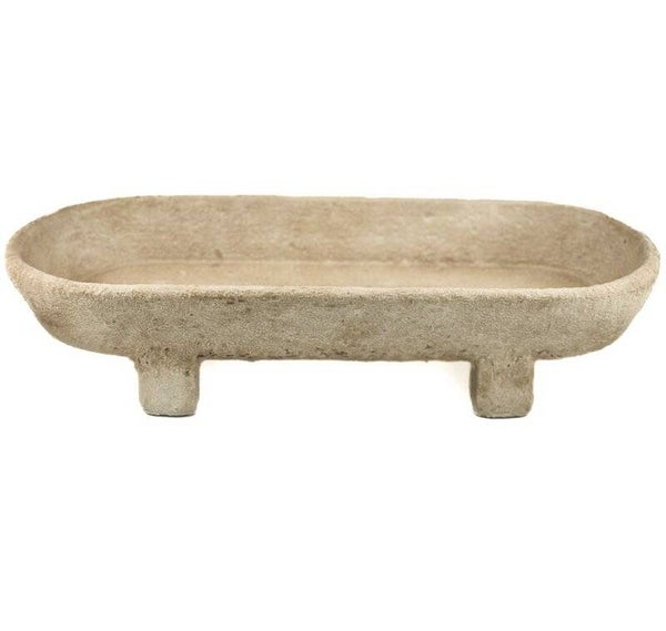 Aardewerk etagiere beige