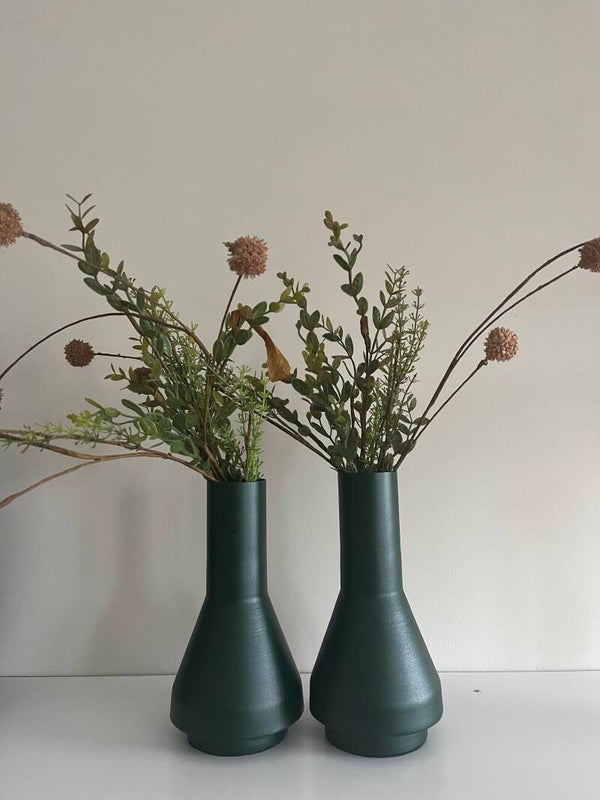 -60% korting,Kleine vaas, metaal, groen