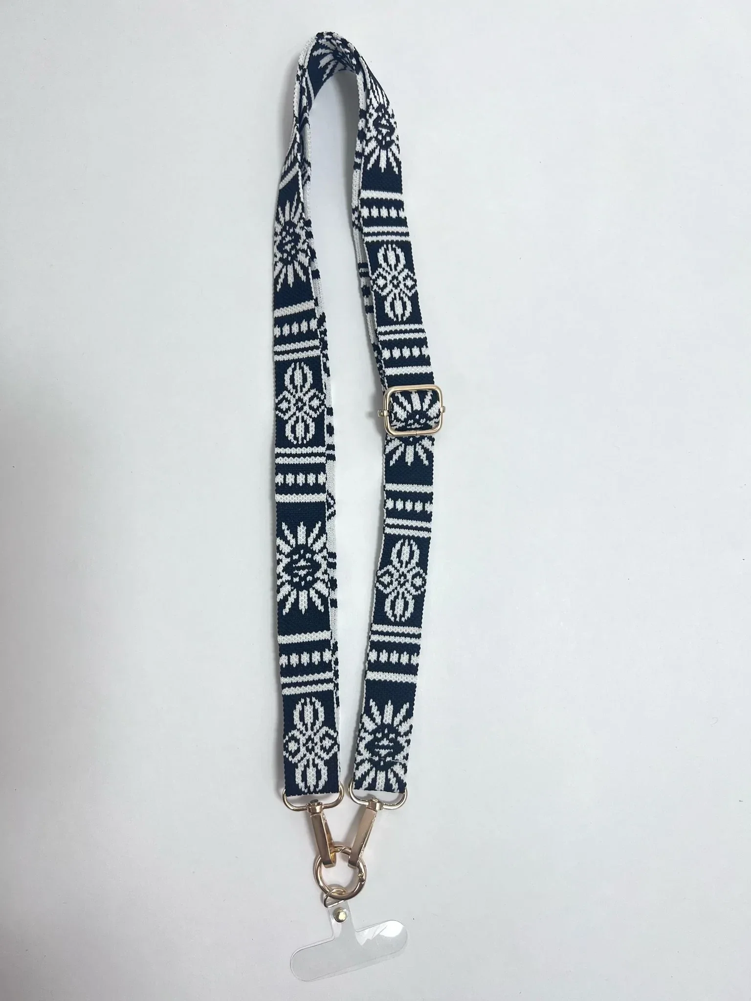 -50% korting,,Telefoonkoord, zwart aztec