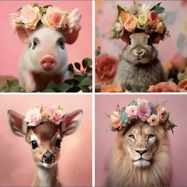 -70%, Onderzetters flowers