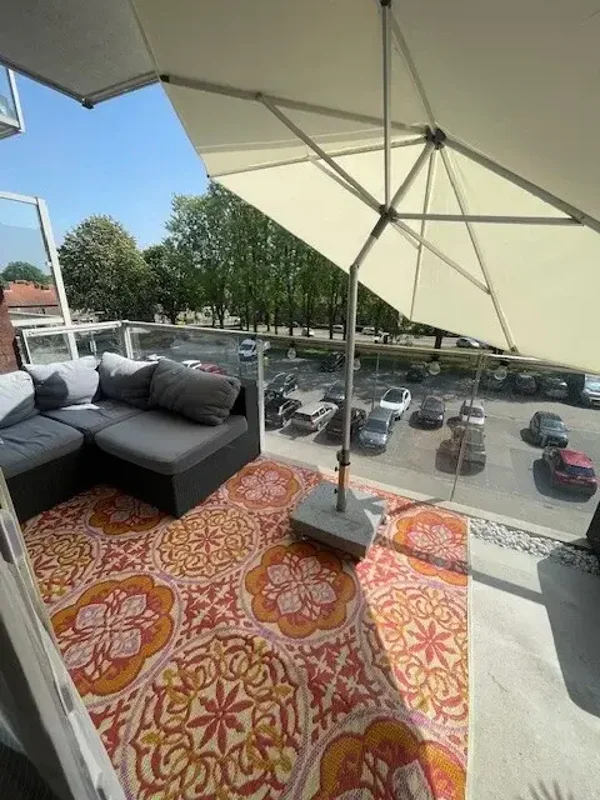 Buitenkleed 270-360cm, oranje/roze/wit/geel