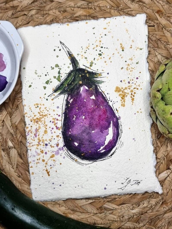 Aubergine à l'Atelier