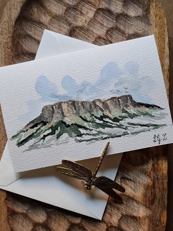 Carte pliable avec son enveloppe