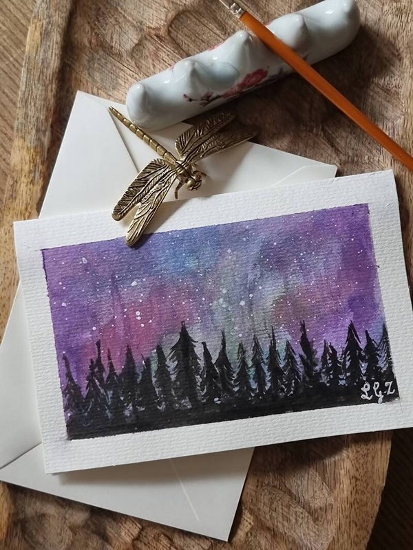 Carte pliable avec son enveloppe