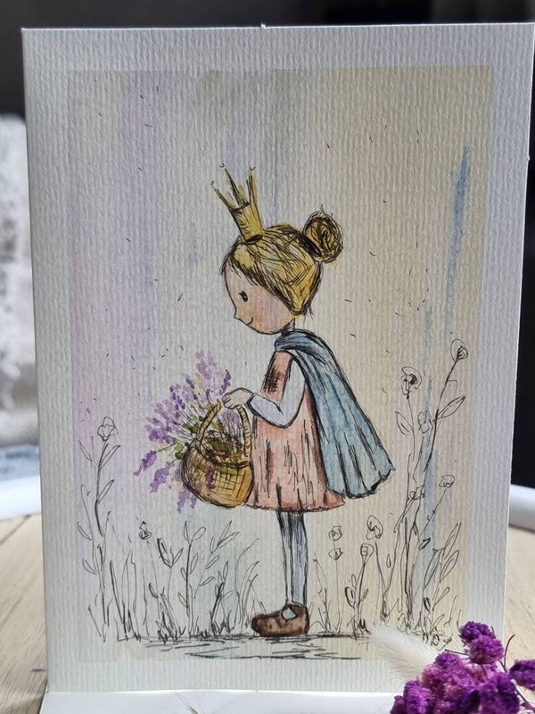 Zoé et le Panier de Lavande