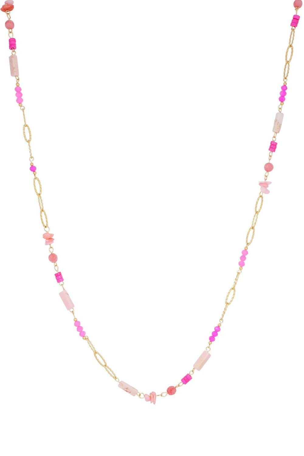 Lange ketting Summer, roze