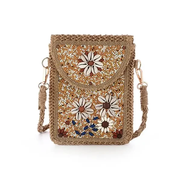 Mozaïek Crossbody Tasje , Khaki