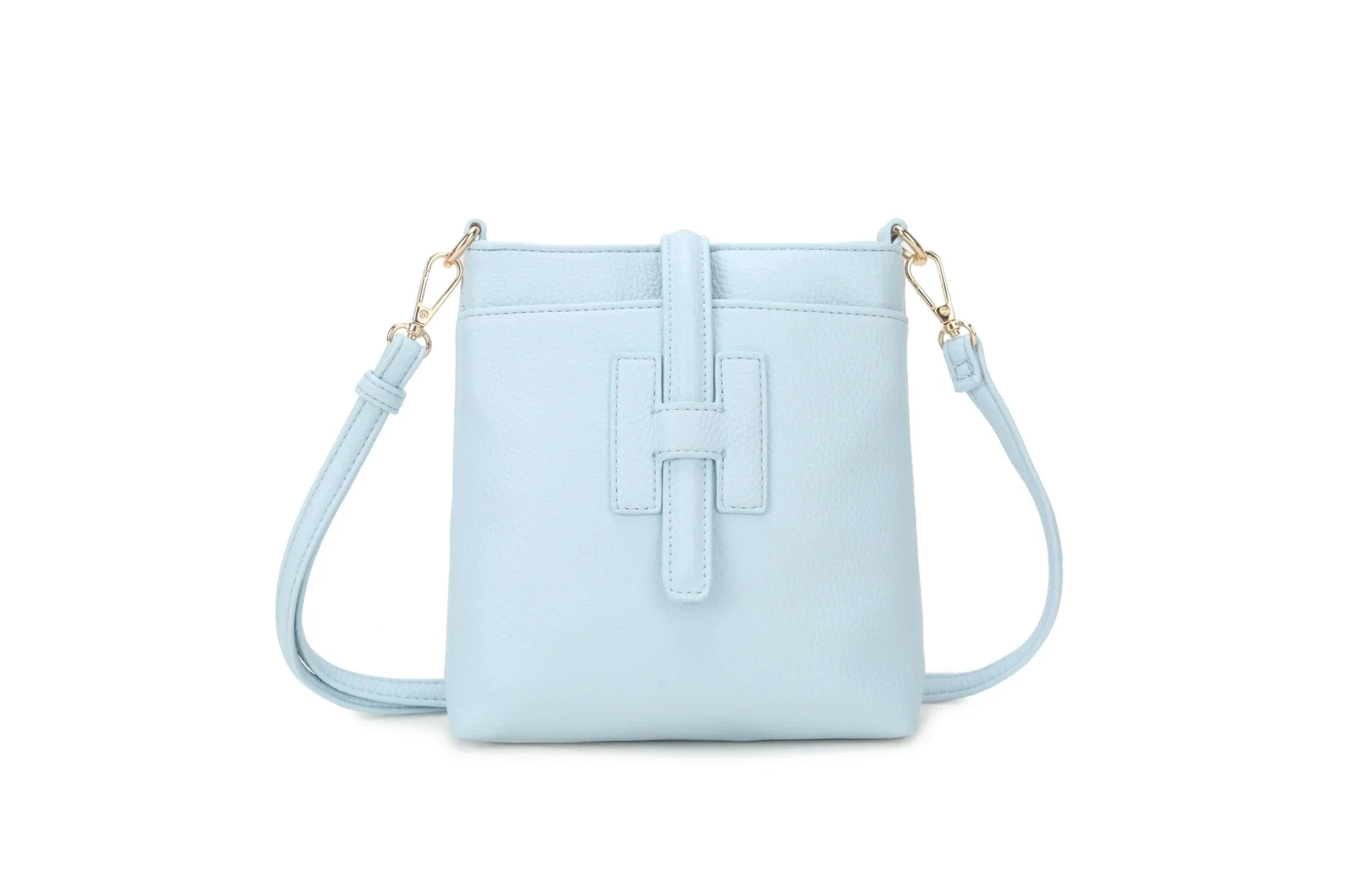 Blauwe compacte crossbodytas Lyon