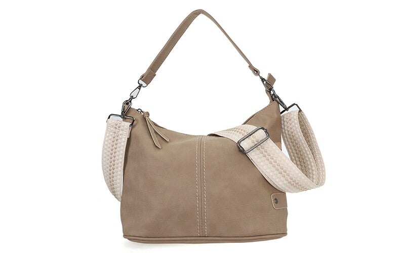 Taupe schoudertas Palma / wordt verwacht 17-02-2026