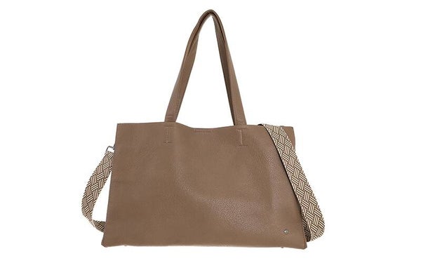 Dark camel handtas Dijon