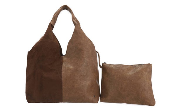 Schoudertas Turnhout camel met extra etui