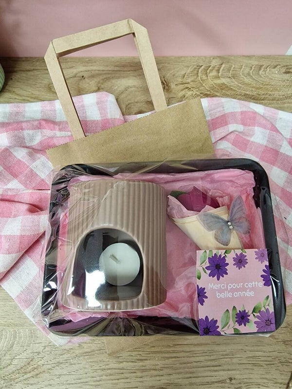 Coffret Brule parfum et fondant  - Merci pour cette année